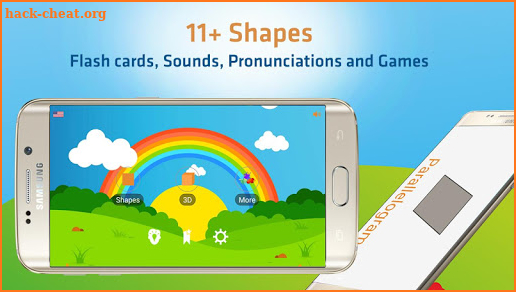 Learn shapes for kids - Flash cards, Puzzles, Quiz screenshot