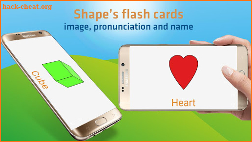 Learn shapes for kids - Flash cards, Puzzles, Quiz screenshot