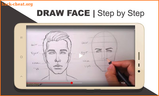 Learn Sketching tutorials & Face drawing screenshot