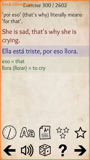 Learn Spanish from scratch full screenshot