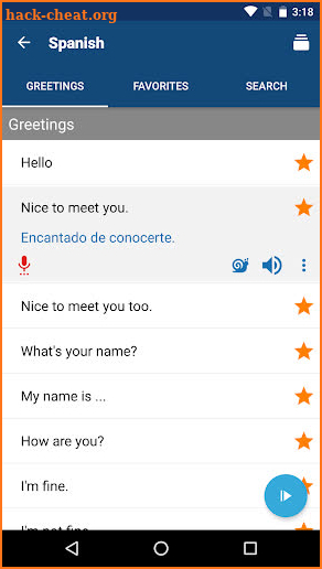 Learn Spanish Phrases | Spanish Translator screenshot