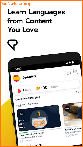 Learn Spanish Through Content screenshot