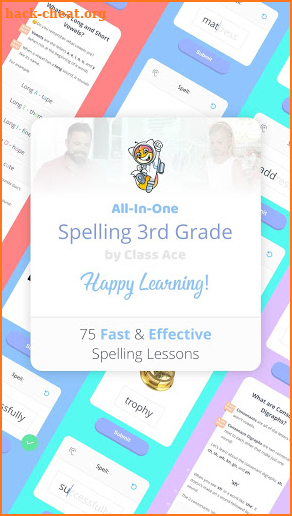 Learn Spelling 3rd Grade - 75 Spelling Bee Lessons screenshot