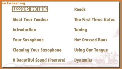 Learn Tenor Saxophone screenshot