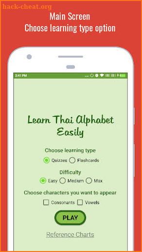 Learn Thai Alphabet Easily - Thai Script - Symbol screenshot