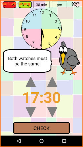 Learn the clock - with Rabel screenshot