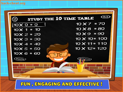 Learn Times Tables For Kids - Multiplication Table screenshot