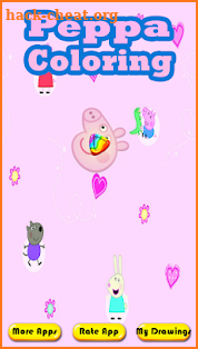 Learn to color Pink Pig screenshot