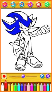 Learn to color Sonic screenshot
