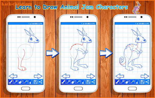 Learn to Draw Animal Jam Characters screenshot