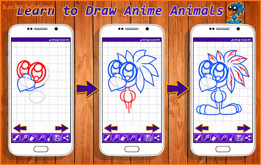 Learn to Draw Anime Animals screenshot