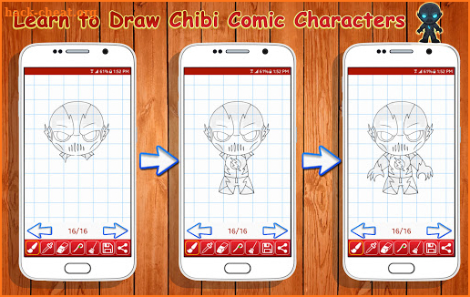 Learn to Draw Chibi Comic Characters screenshot