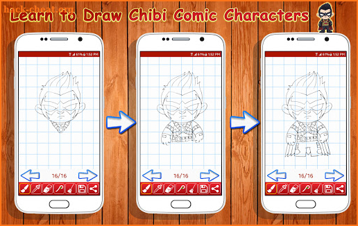 Learn to Draw Chibi Comic Characters screenshot