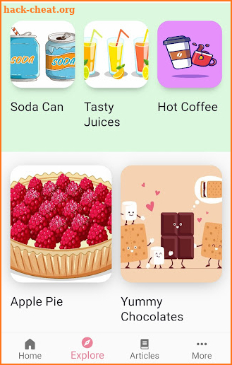 Learn to draw cute food screenshot