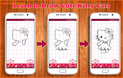 Learn to Draw Cute Kitty Cats screenshot