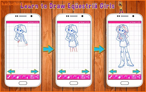 Learn to Draw Equestria Girls screenshot