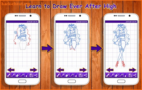 Learn to Draw Ever After High Characters screenshot