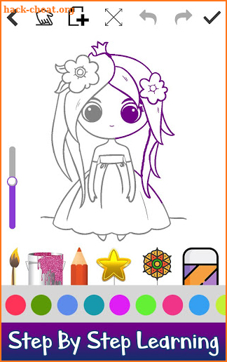 Learn to Draw , Glitter & Color: Draw Step by Step screenshot