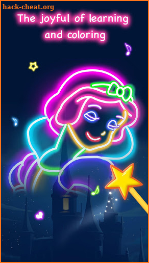 Learn To Draw Glow Princess screenshot