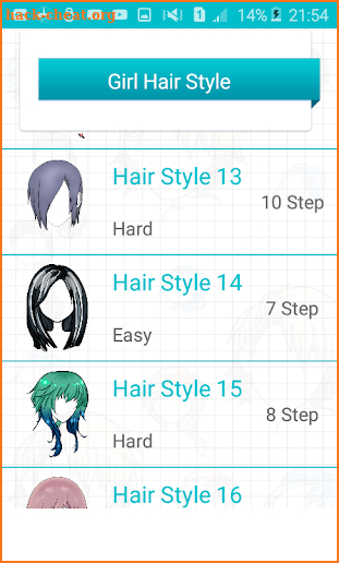 Learn To Draw Hairstyles Easy screenshot