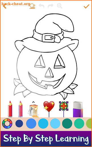Learn to Draw Halloween: Drawing, Color Book Pages screenshot