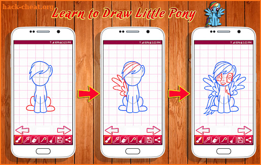 Learn to Draw Little Pony Characters screenshot