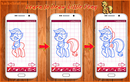 Learn to Draw Little Pony Characters screenshot