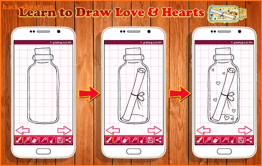 Learn to Draw Love & Hearts screenshot