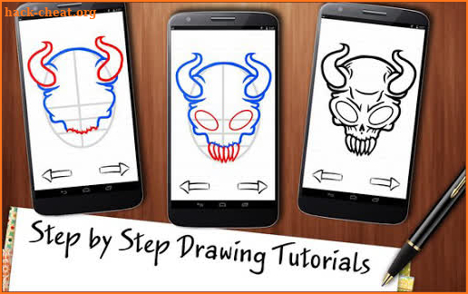 Learn to Draw Skulls Tattoo screenshot