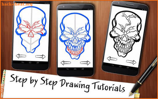 Learn to Draw Skulls Tattoo screenshot