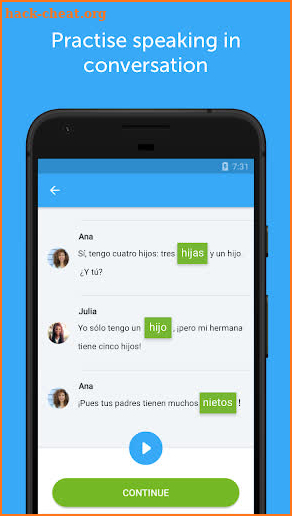 Learn to speak Spanish with Busuu screenshot