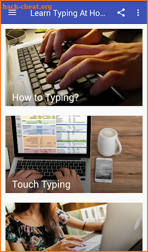 Learn Typing At Home screenshot