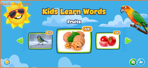 Learn Words for Kids | Fruits and Vegetables screenshot