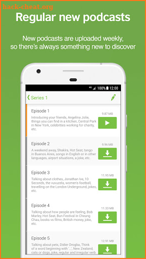LearnEnglish Podcasts - Free English listening screenshot