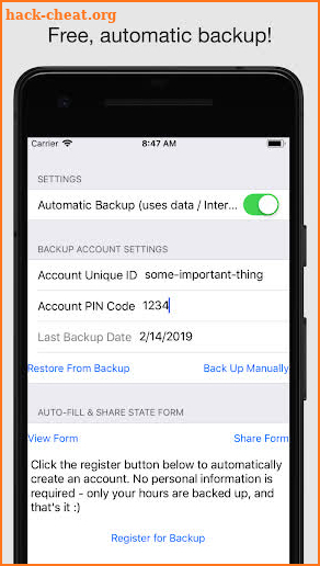 Learner's Permit Log Tracker screenshot