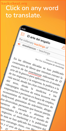 Learning a Language by Reading Books | Bookflex screenshot