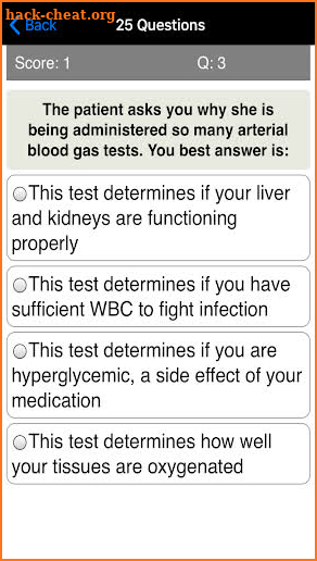 Learning Cardiology Quiz screenshot