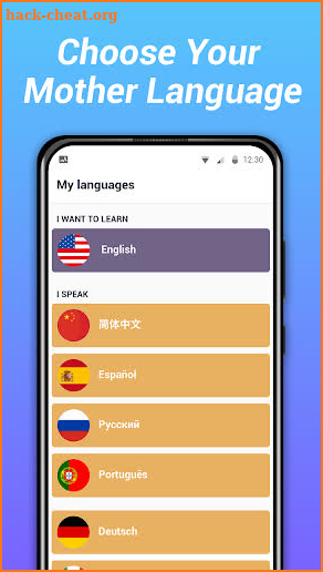 Learning English - spoken screenshot