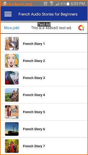 Learning French by Audiostories - Free Audiobooks screenshot