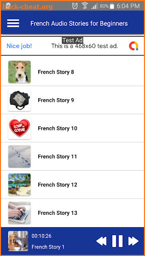 Learning French by Audiostories - Free Audiobooks screenshot