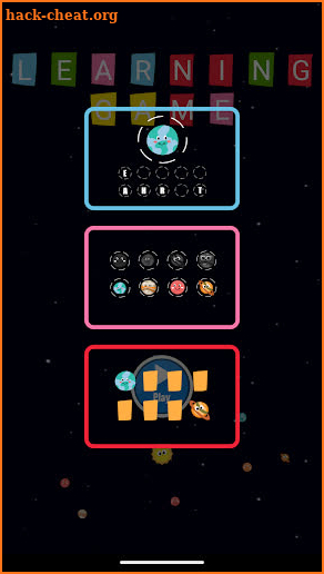 Learning Game Space for kids screenshot