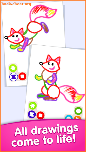 Learning Kids Painting App! Toddler Coloring Apps screenshot