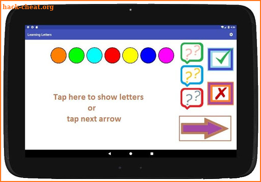 Learning Letters screenshot