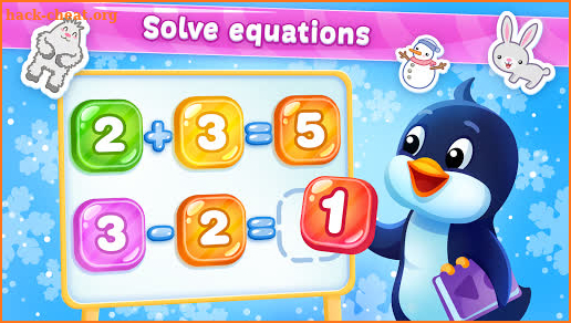 Learning Math with Pengui ~ Kids Educational Games screenshot