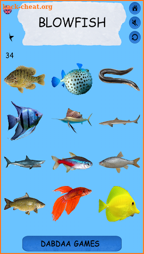 Learning Name Of Fishes - practice, test, sound screenshot