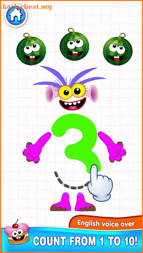 Learning numbers for kids! Writing Counting Games! screenshot