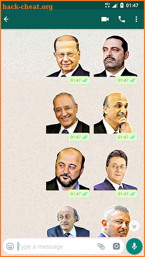 Lebanese Politicians Stickers - WAStickerApps screenshot