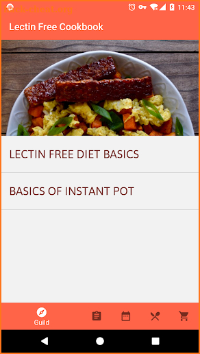 Lectin Free Cookbook screenshot