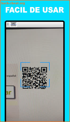 Lector de códigos QR simple screenshot