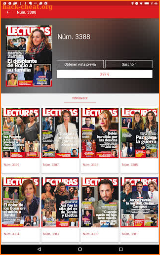 Lecturas Revista screenshot